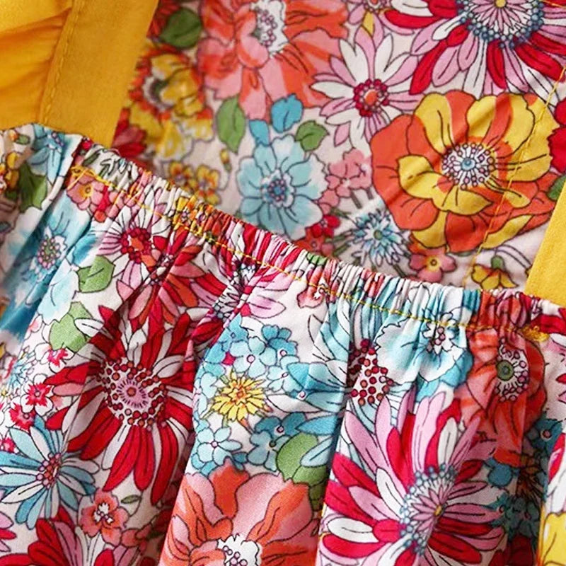 Princess Cotton Dress Comes with Hat - Summer Collection