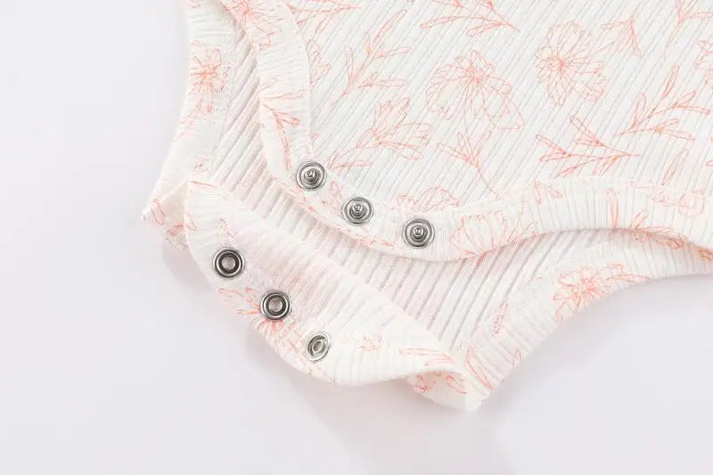 Lullaby 5-Piece Cotton Baby Bodysuit Set