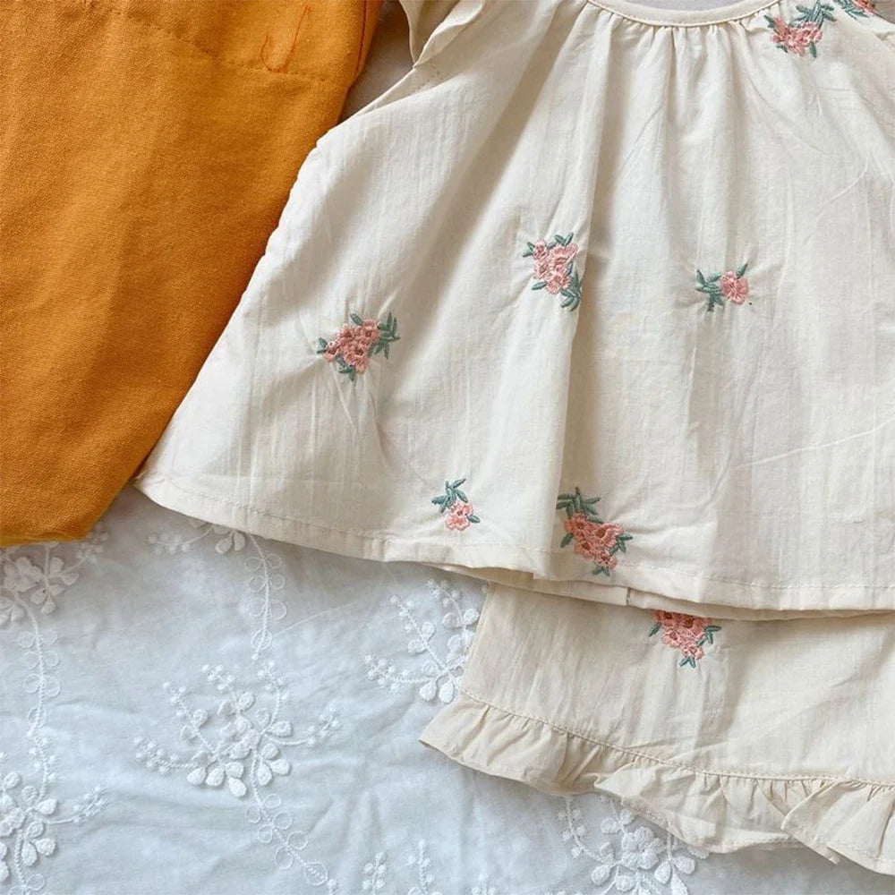 Soft and Airy Floral Cotton Set - 2Pcs
