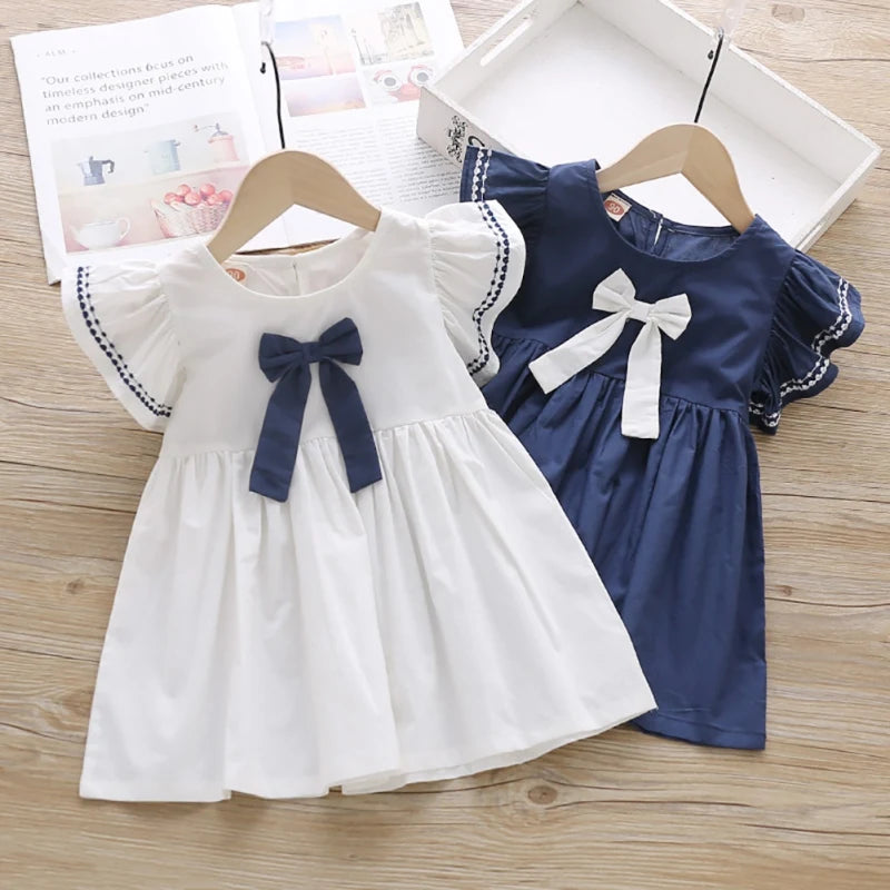 Lullaby Summer Bow Cotton Dress