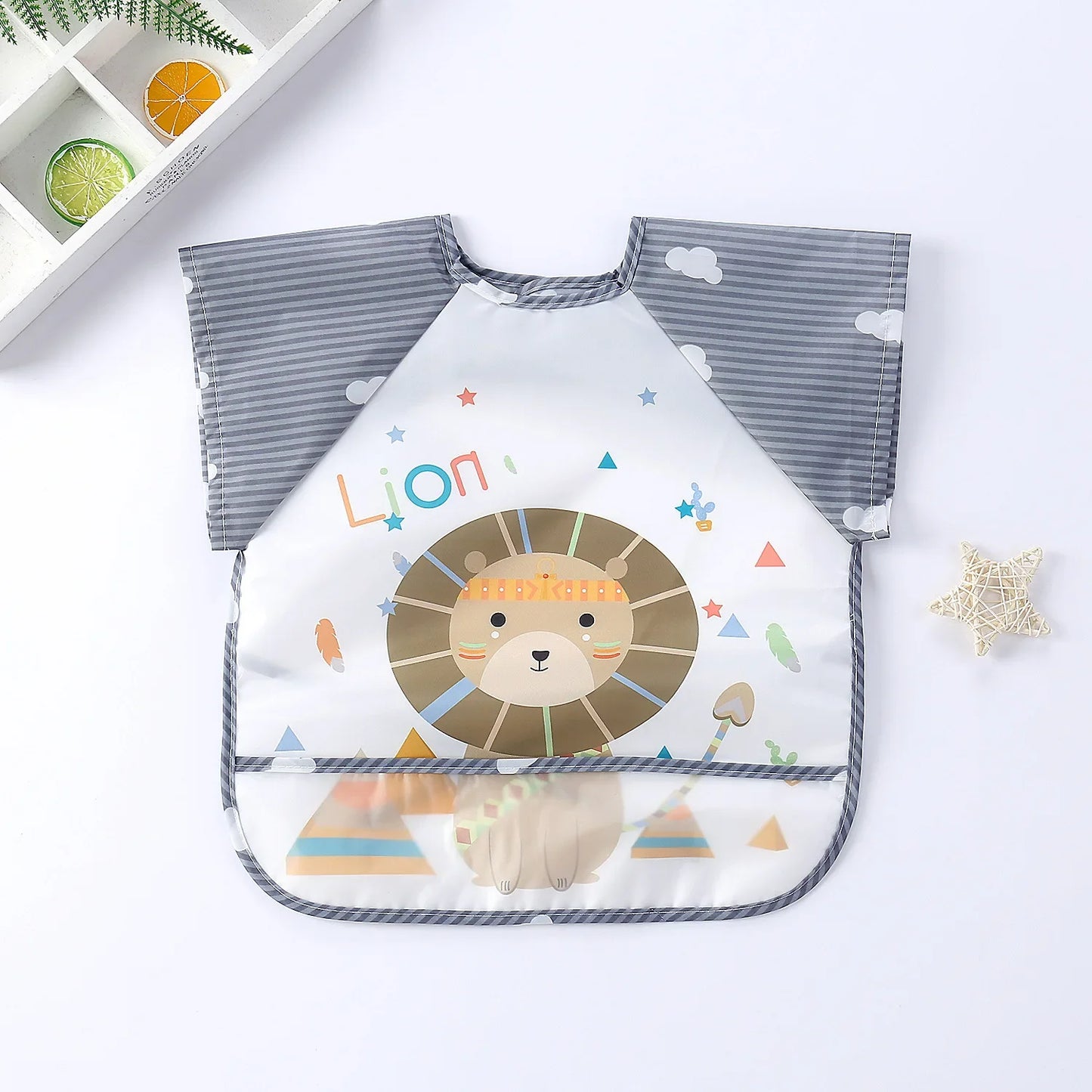 Baby Waterproof Short-Sleeve Bib