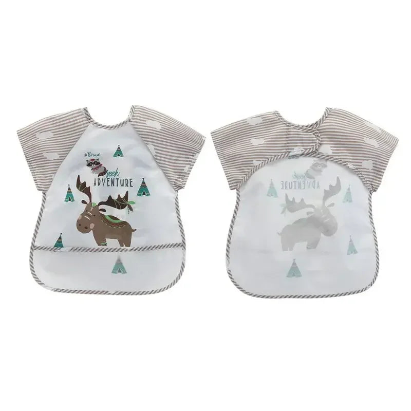 Baby Waterproof Short-Sleeve Bib