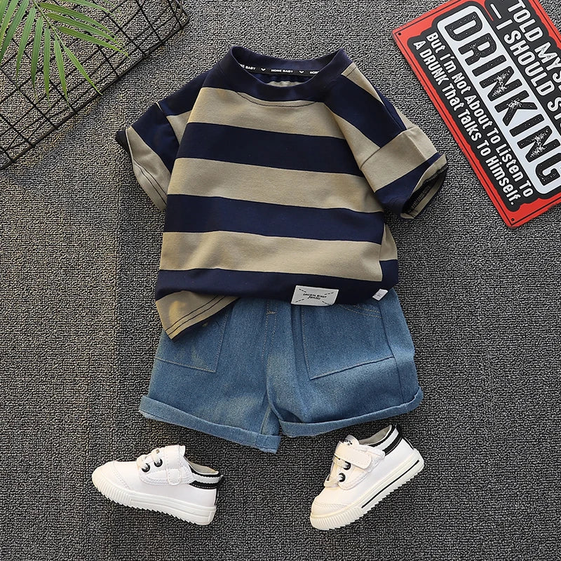Lullaby Striped Summer Set