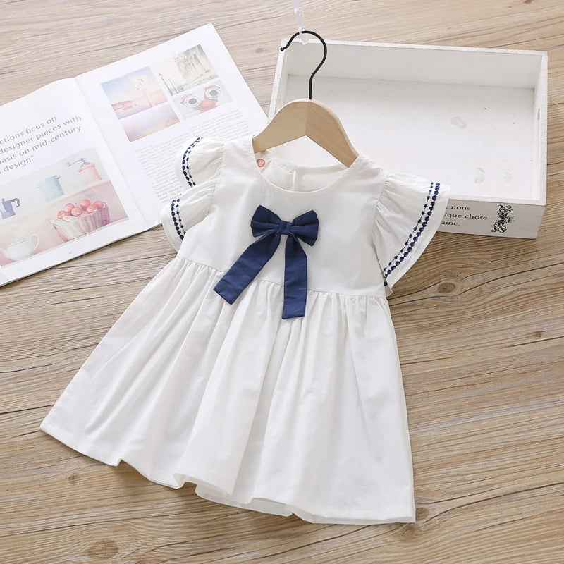 Lullaby Summer Bow Cotton Dress