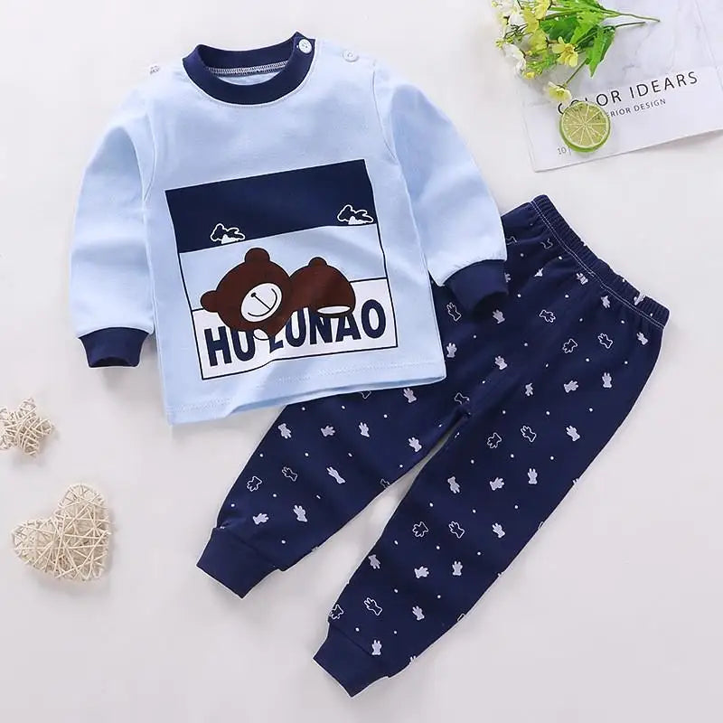 Cotton Set – Cartoon Autumn Outfit