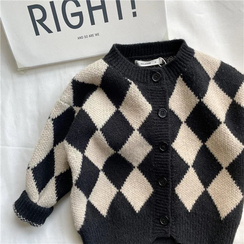 Cotton, Cashmere Geometric Sweater – Autumn Collection