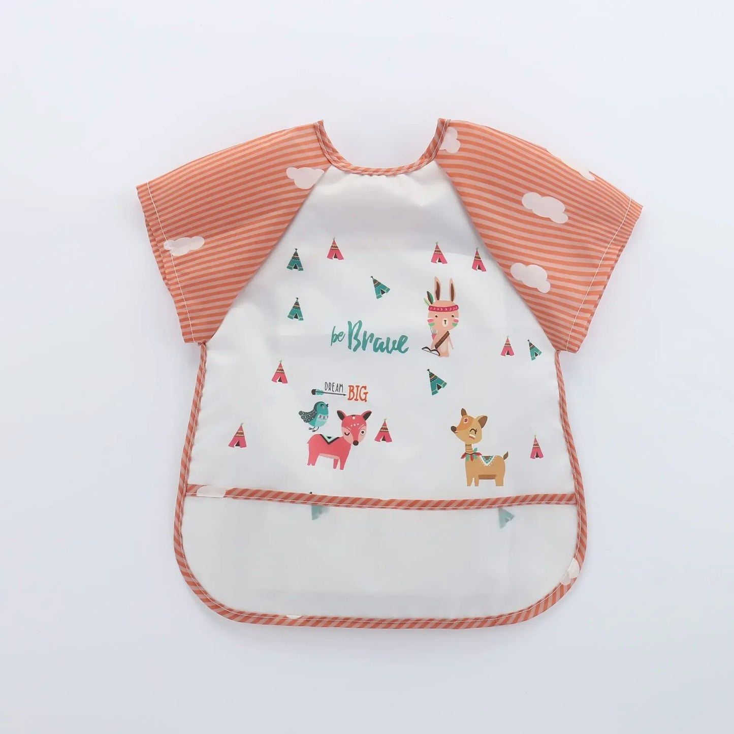 Baby Waterproof Short-Sleeve Bib