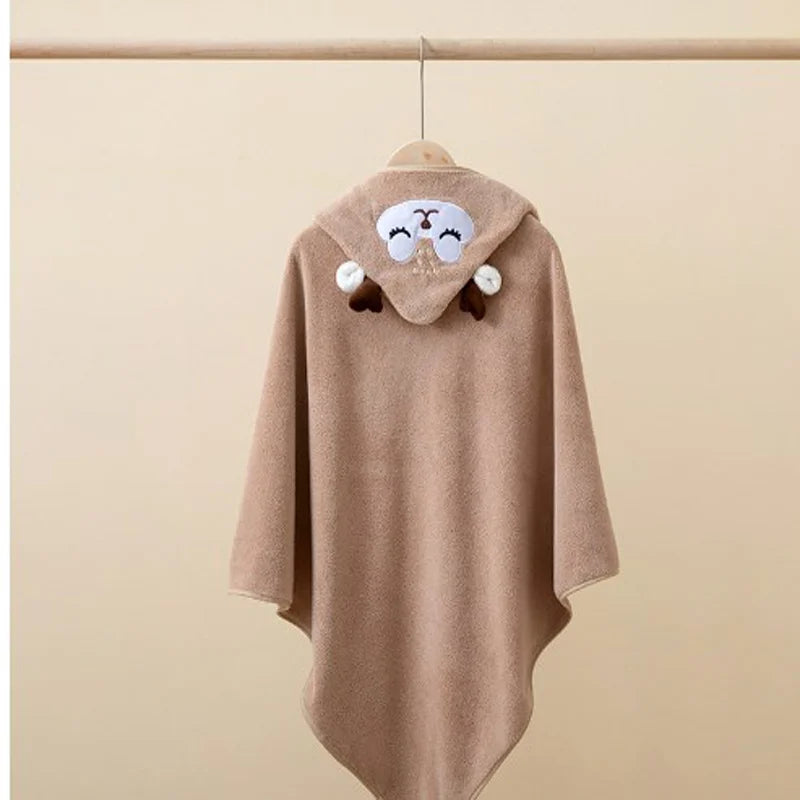 Bath Cape - Hooded Towel Robe