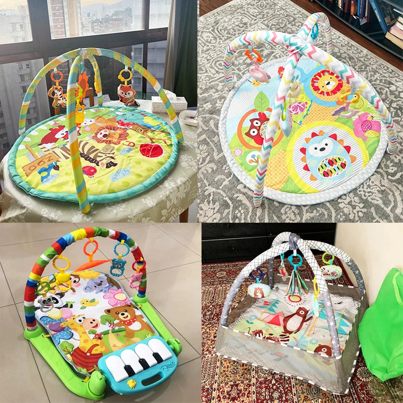 Baby Activity Play Mat with Fitness Frame