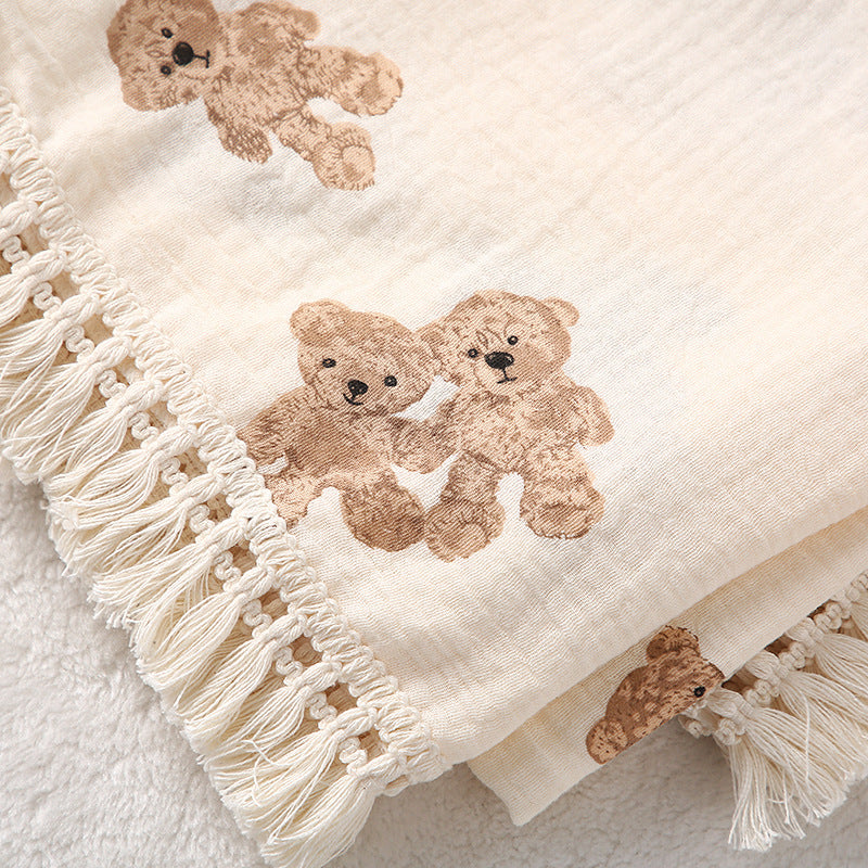 Lullaby Muslin Cotton Baby Blanket