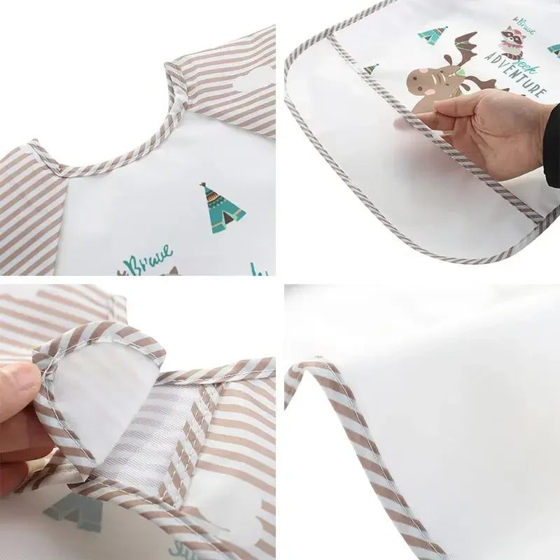 Baby Waterproof Short-Sleeve Bib