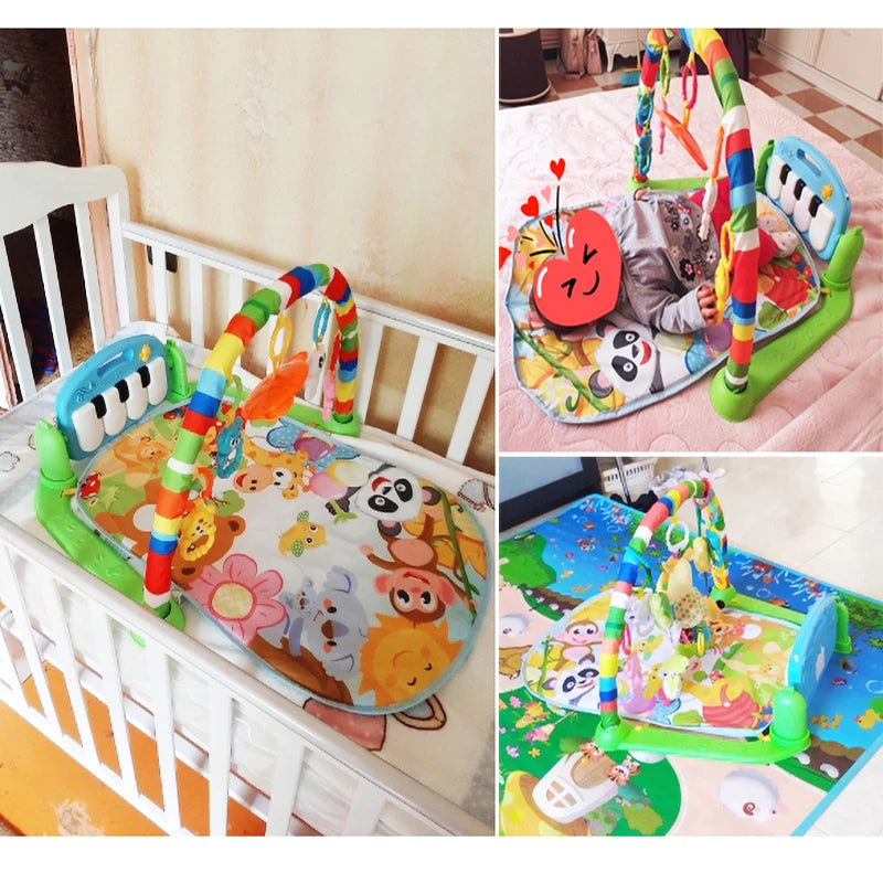Baby Activity Play Mat with Fitness Frame