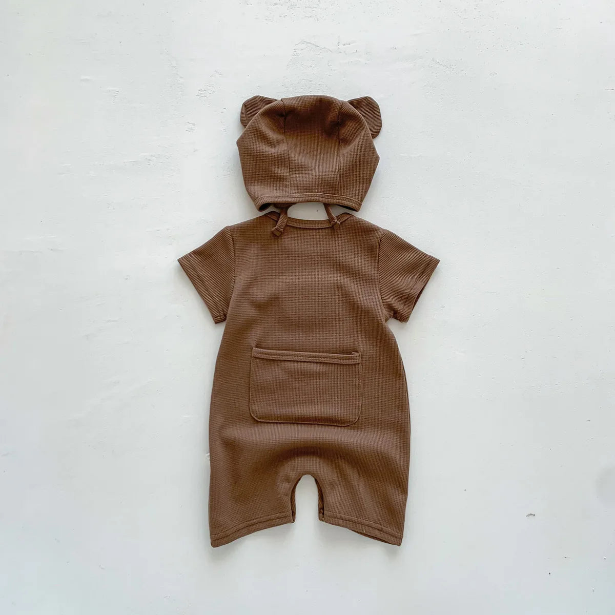 Lullaby’s Cotton Patch Bear Baby Romper