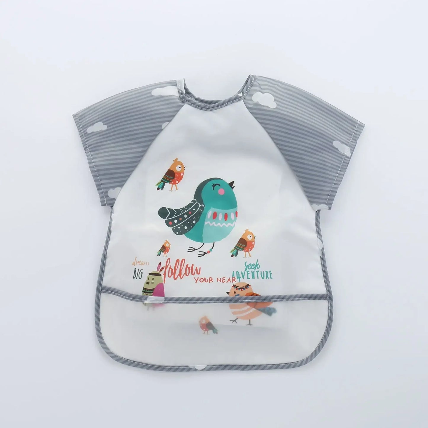 Baby Waterproof Short-Sleeve Bib