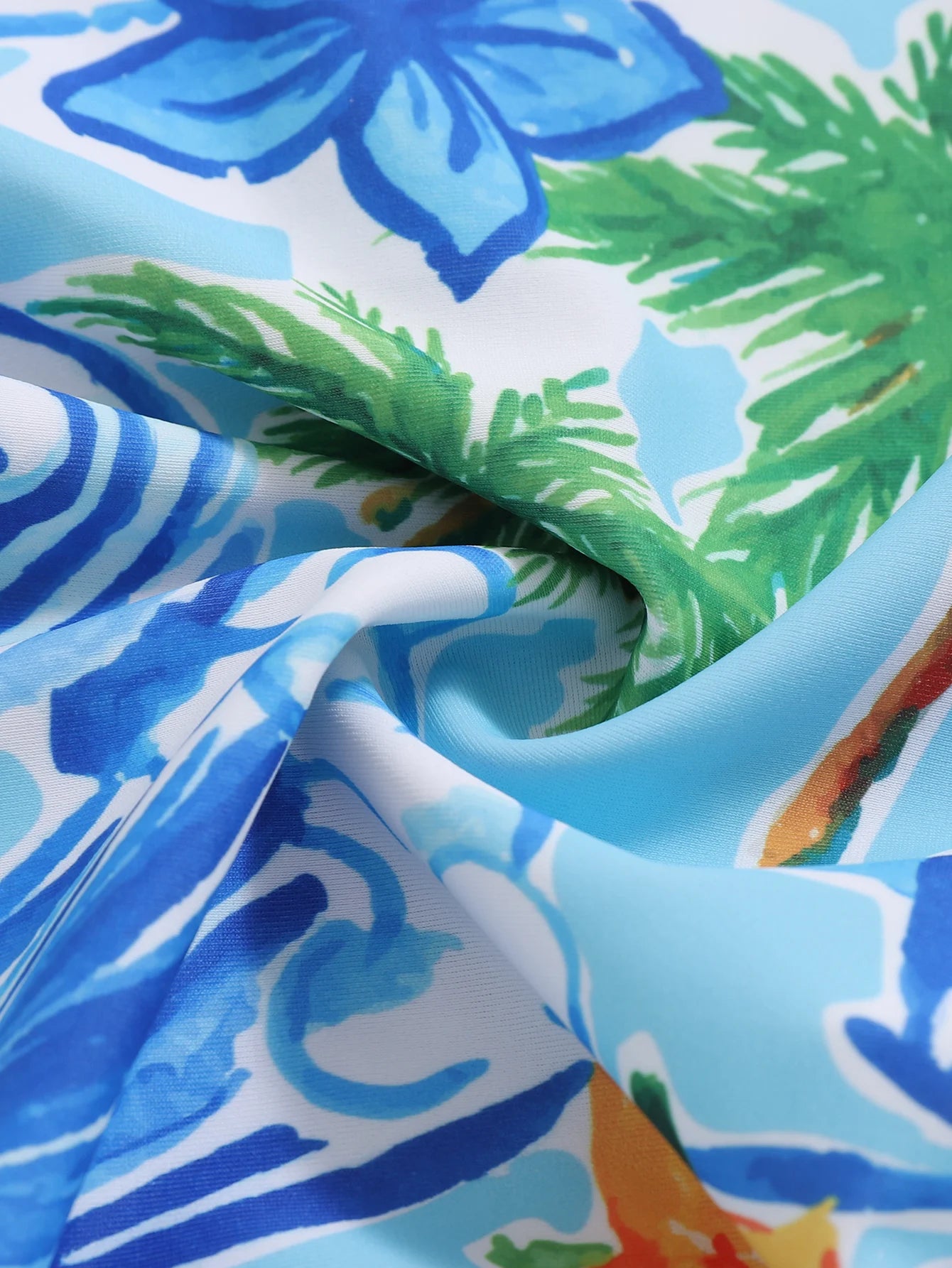 Cartoon Print Baby Boy Swimsuit – Vacation Style