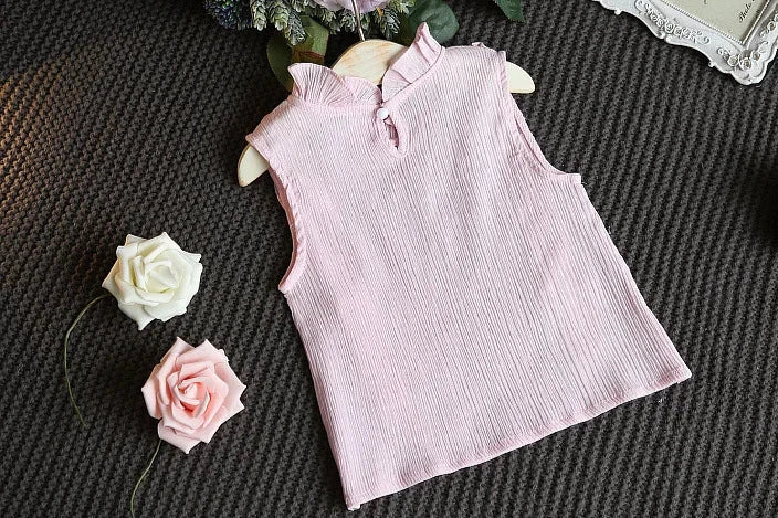 Cotton Butterfly Sleeve Baby Set - 2Pcs