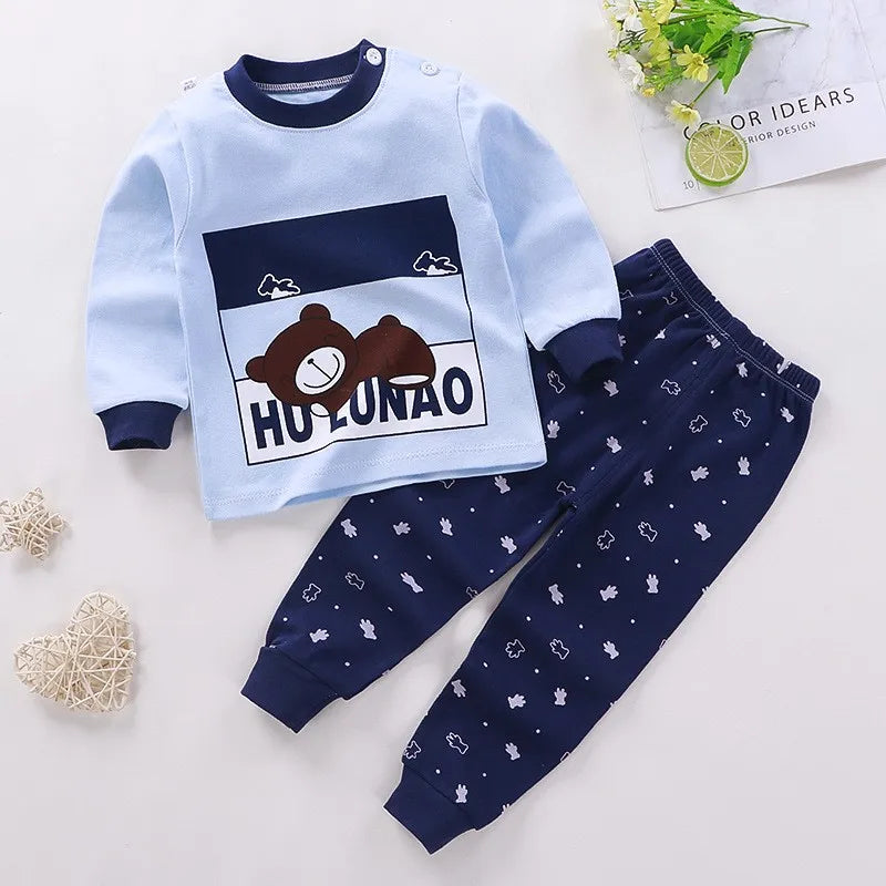 Cotton Set – Cartoon Autumn Outfit