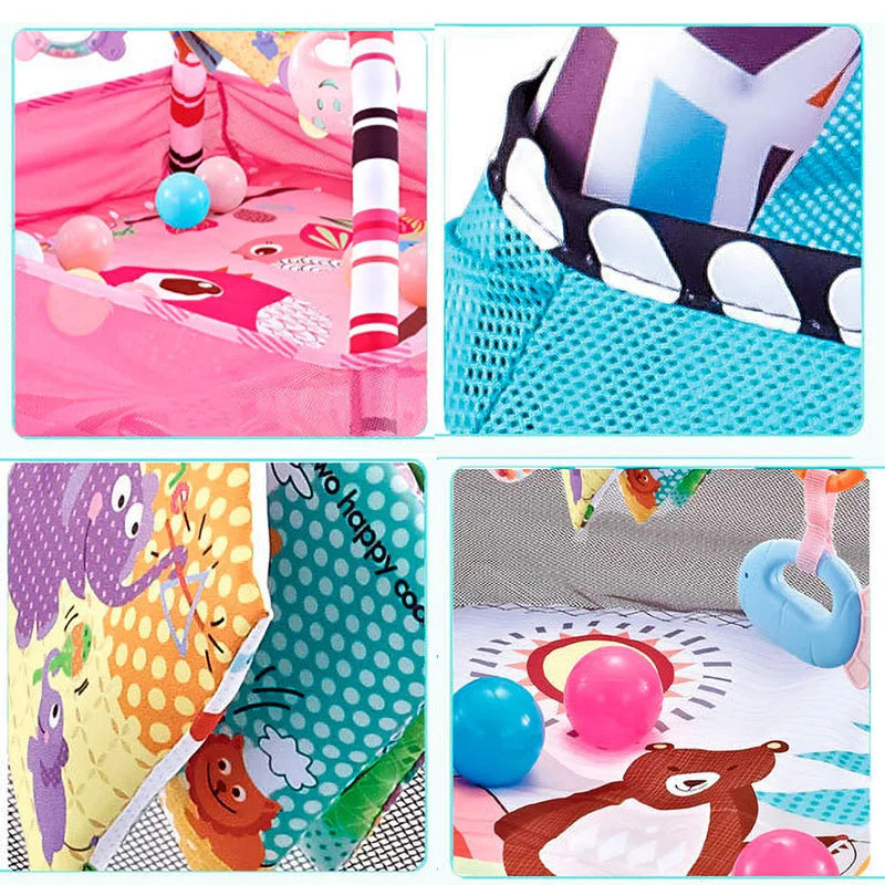 Baby Activity Play Mat with Fitness Frame