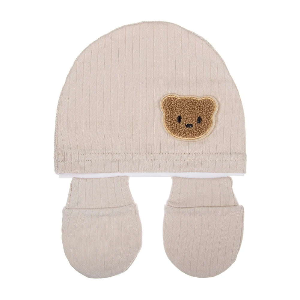 Unisex Baby Knit Cap – Set
