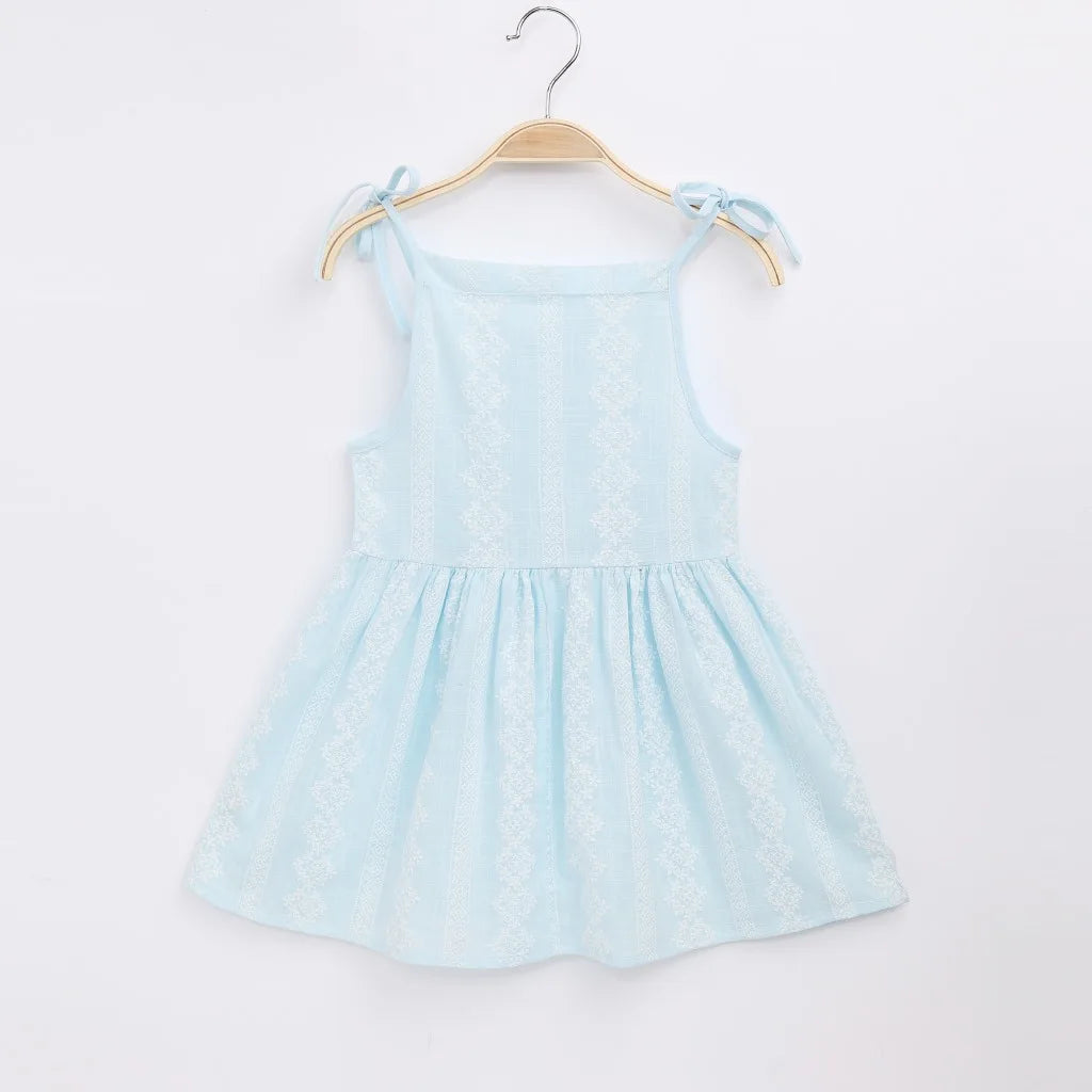 Cotton Linen Strappy Dress – Lullaby