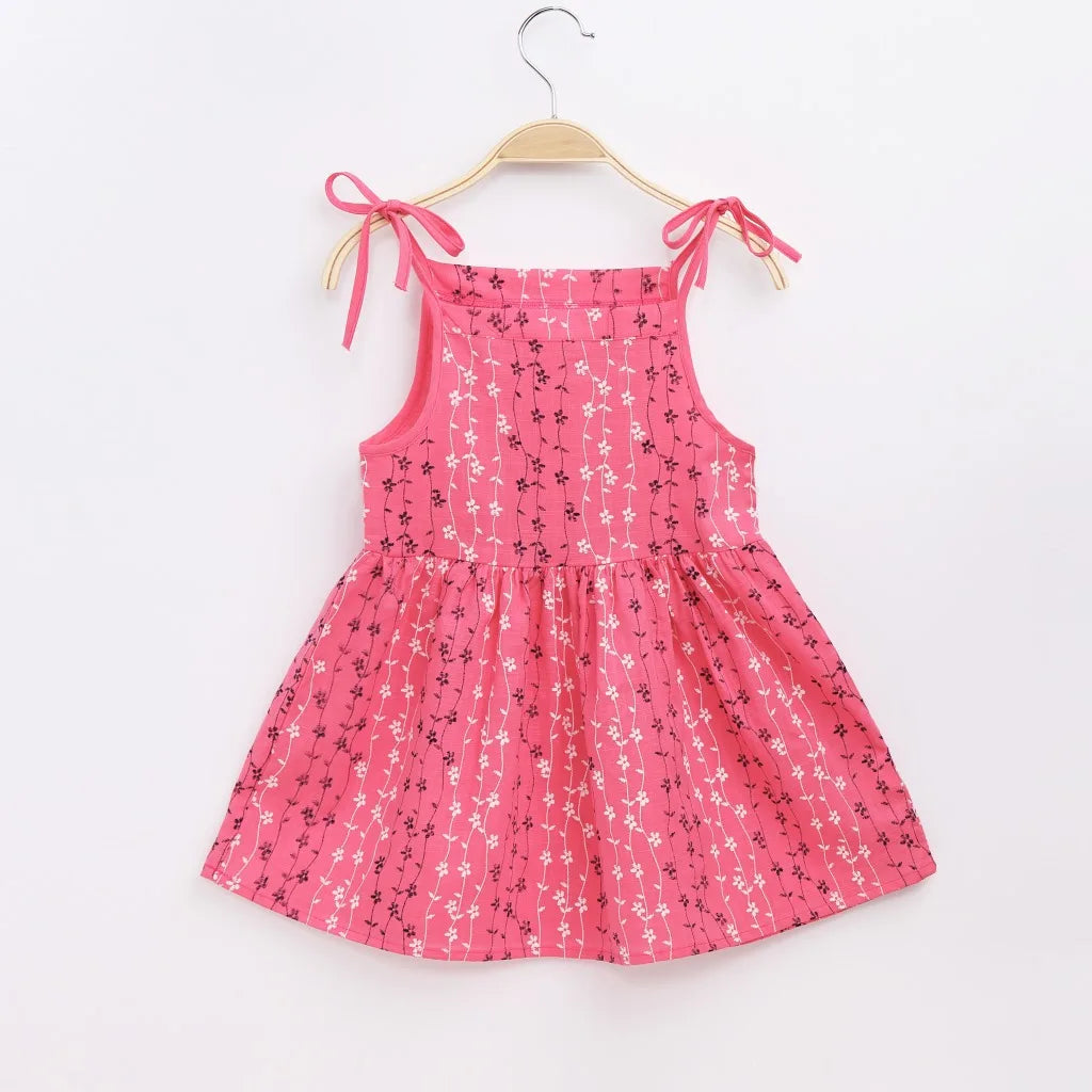 Cotton Linen Strappy Dress – Lullaby