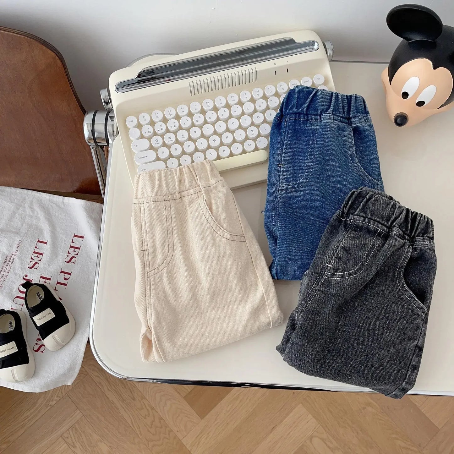 Baby & Toddler Jeans β Unisex Loose Fit
