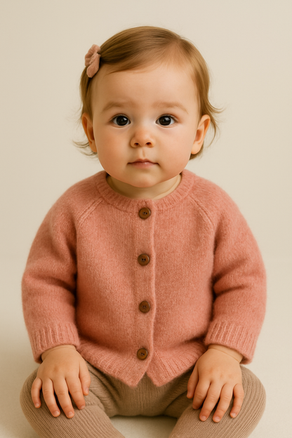 Cotton Knit Cardigan – Autumn Collection 🍂