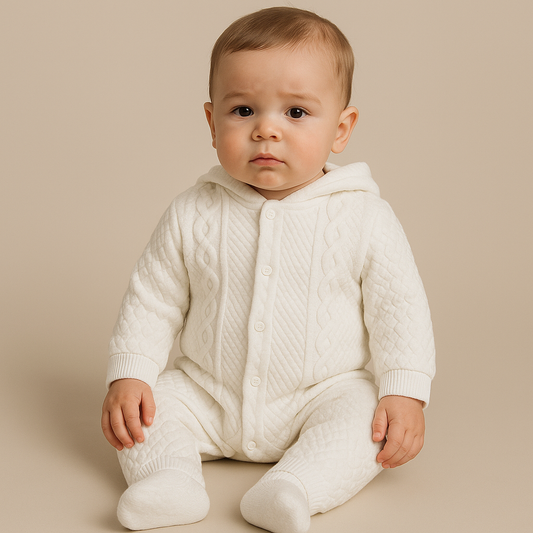 Hooded Romper – Autumn Collection 🍂