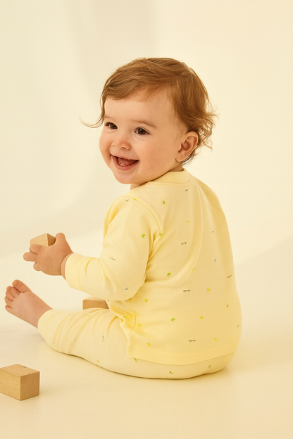 Baby Cotton 2-Piece Set – Autumn Collection 🍂