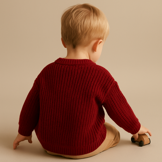 Cotton Knit Sweater - Autumn Collection 🍂