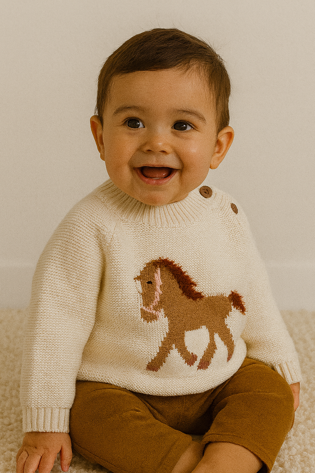Cotton Knit Sweater – Autumn Collection 🍂