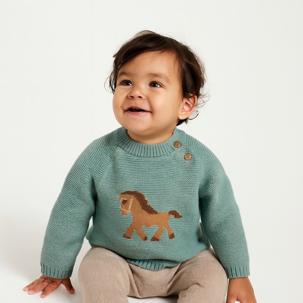 Cotton Knit Sweater – Autumn Collection 🍂