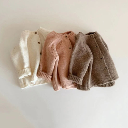 Cotton Knit Cardigan – Autumn Collection 🍂