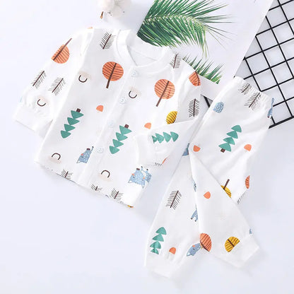 Baby Cotton 2-Piece Set – Autumn Collection 🍂