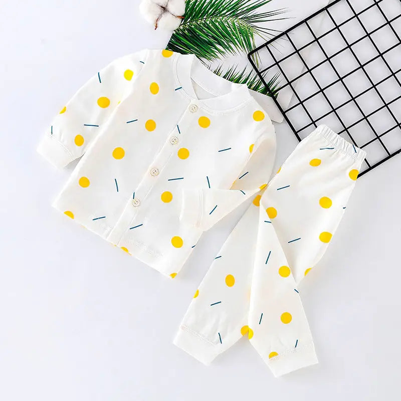 Baby Cotton 2-Piece Set – Autumn Collection 🍂