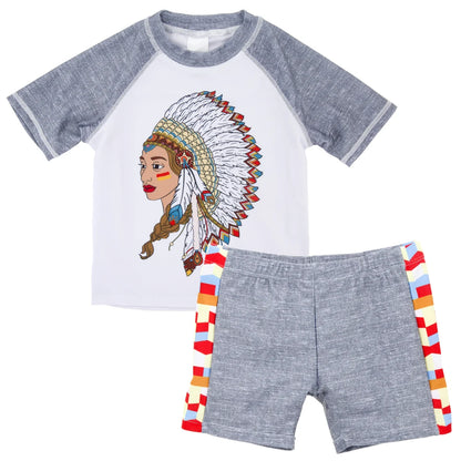 New Arrival -  Lullaby Swimsuit Short Set