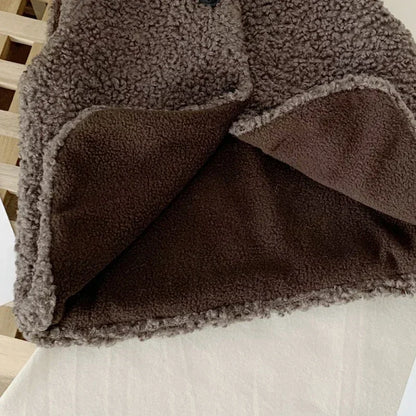 Plush Lamb Wool Vest – Autumn Collection 🍂