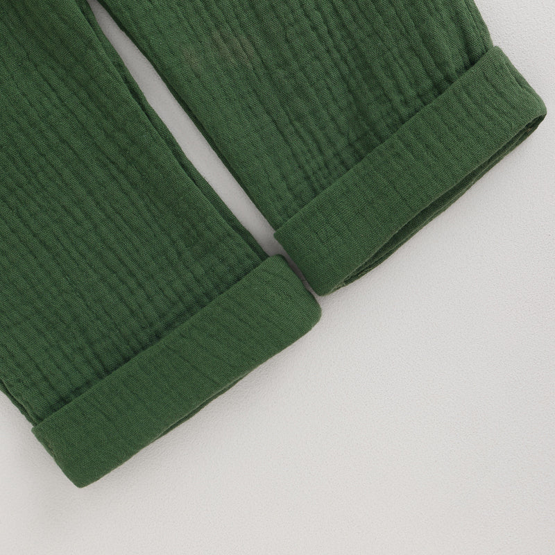 Outfit Set – Solid Long Sleeve Top & Pants