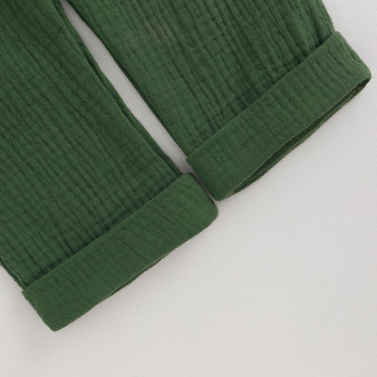Outfit Set – Solid Long Sleeve Top & Pants