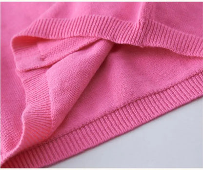 New Girls Cardigan Sweater Coat Spring Autumn Children Casual Jacket Toddler Baby Kids Wool Knitted Cardigan For Boys 1-5 Years