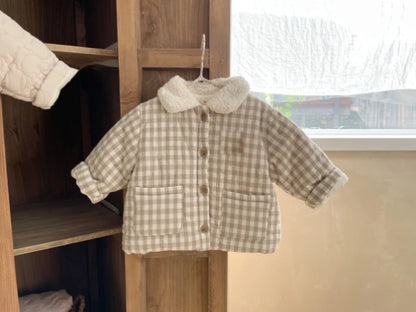 Cotton Unisex Plaid Jacket – Autumn Collection 🍁