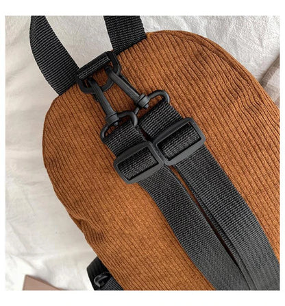 Mini Corduroy Backpack – Unisex