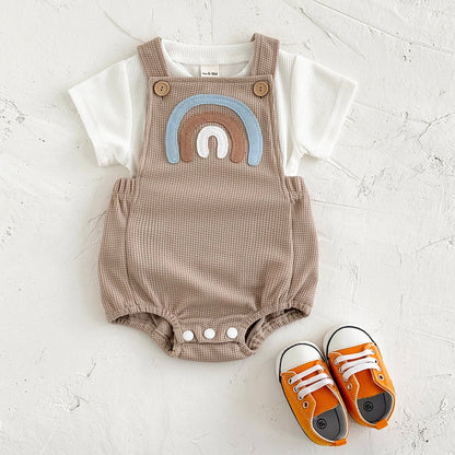Lullaby Patchwork Baby Set – Short Sleeve 2-Piece