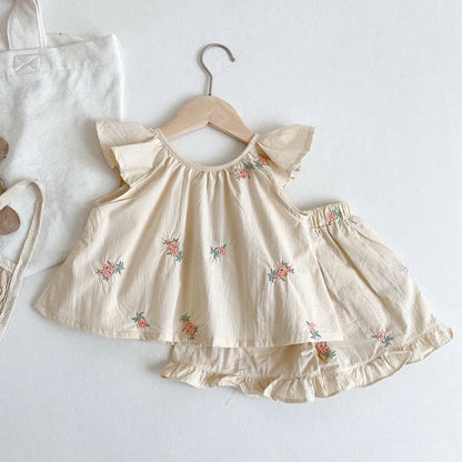 Soft and Airy Floral Cotton Set - 2Pcs
