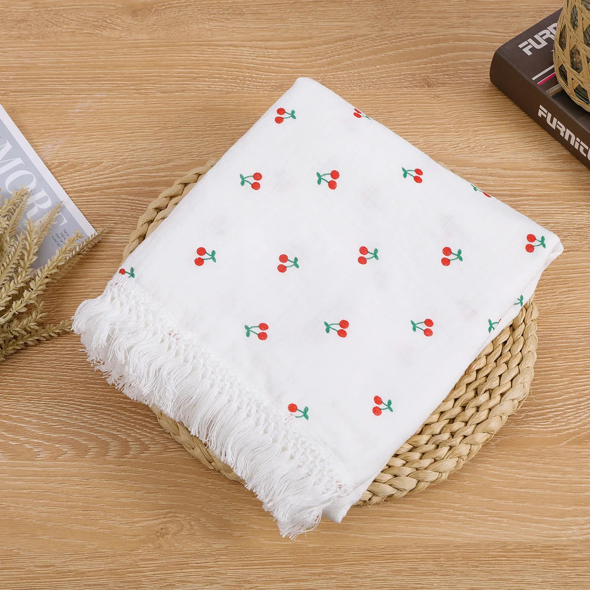 Lullaby Muslin Cotton Baby Blanket