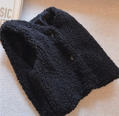 Plush Lamb Wool Vest – Autumn Collection 🍂