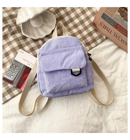 Mini Corduroy Backpack – Unisex