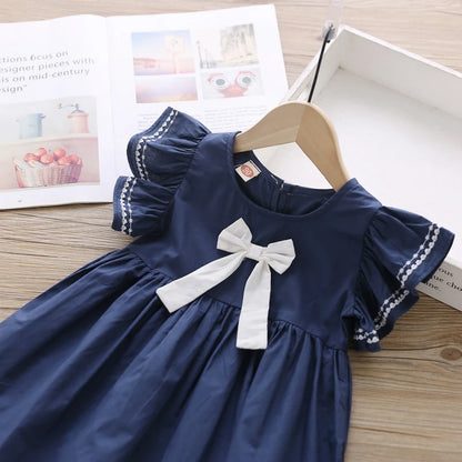 Lullaby Summer Bow Cotton Dress