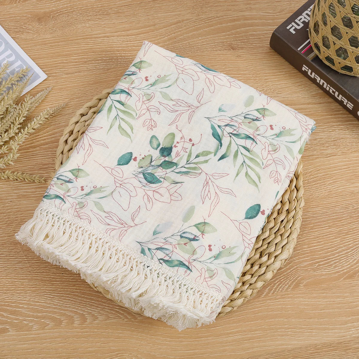 Lullaby Muslin Cotton Baby Blanket