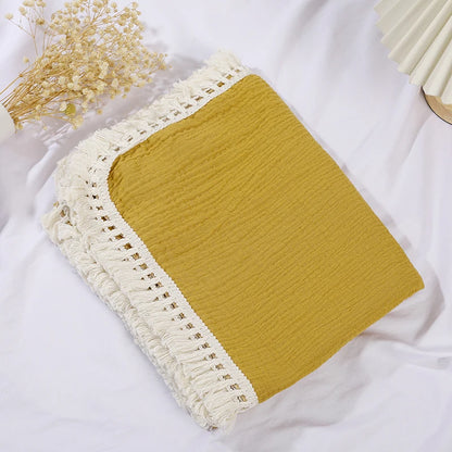 Lullaby Muslin Cotton Baby Blanket